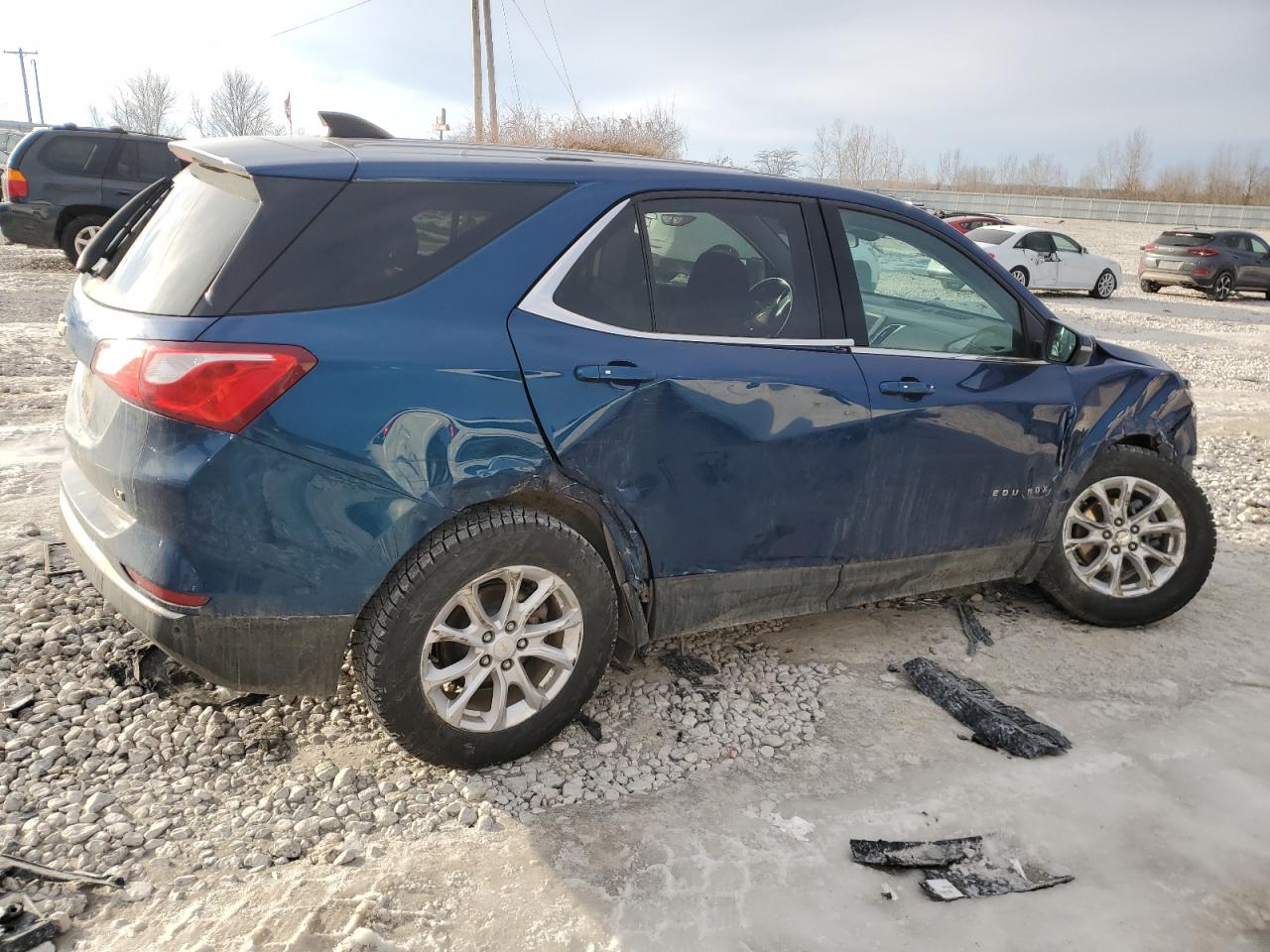 2019 Chevrolet Equinox VIN 2GNAXKEVXK6156662 Copart auction photo, all over damage thumbnail 3