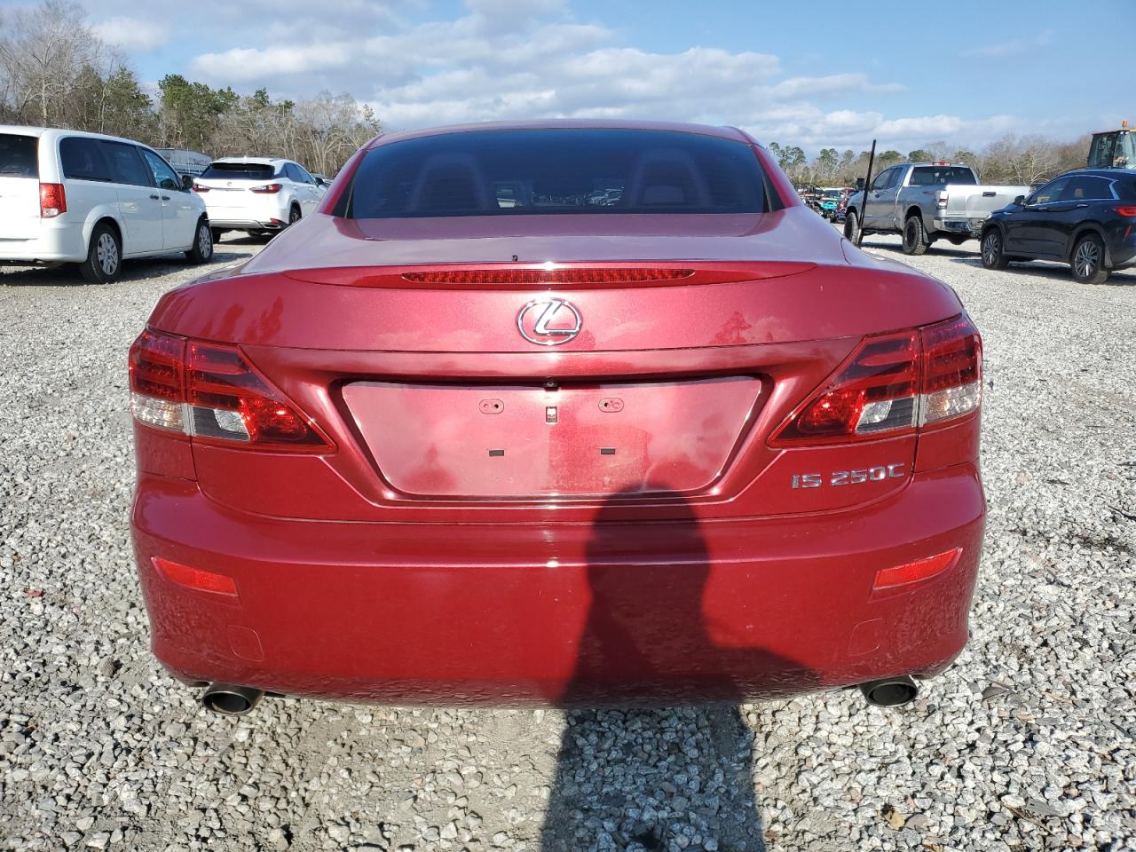 2011 Lexus IS VIN JTHFF2C26B2517777 Copart auction photo, front end damage thumbnail 6