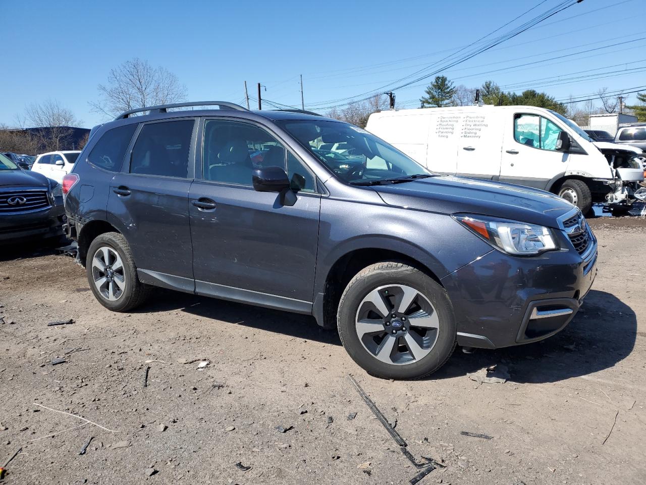 2018 Subaru Forester VIN JF2SJAGC6JH526780 Copart auction photo, rear end / side damage thumbnail 4