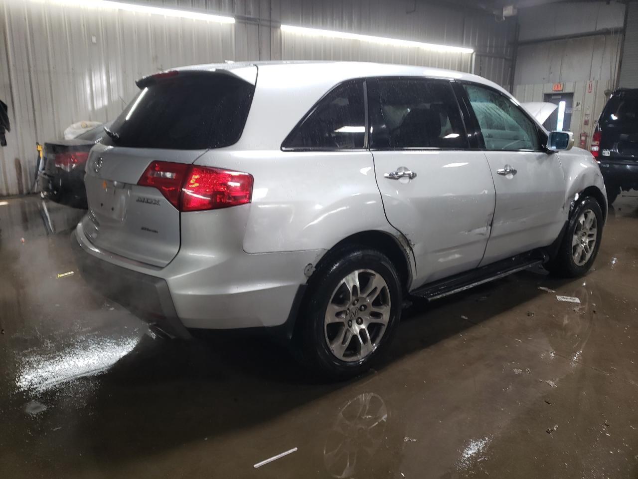 2008 Acura MDX VIN 2HNYD28448H546876 Copart auction photo, side / front end damage thumbnail 3