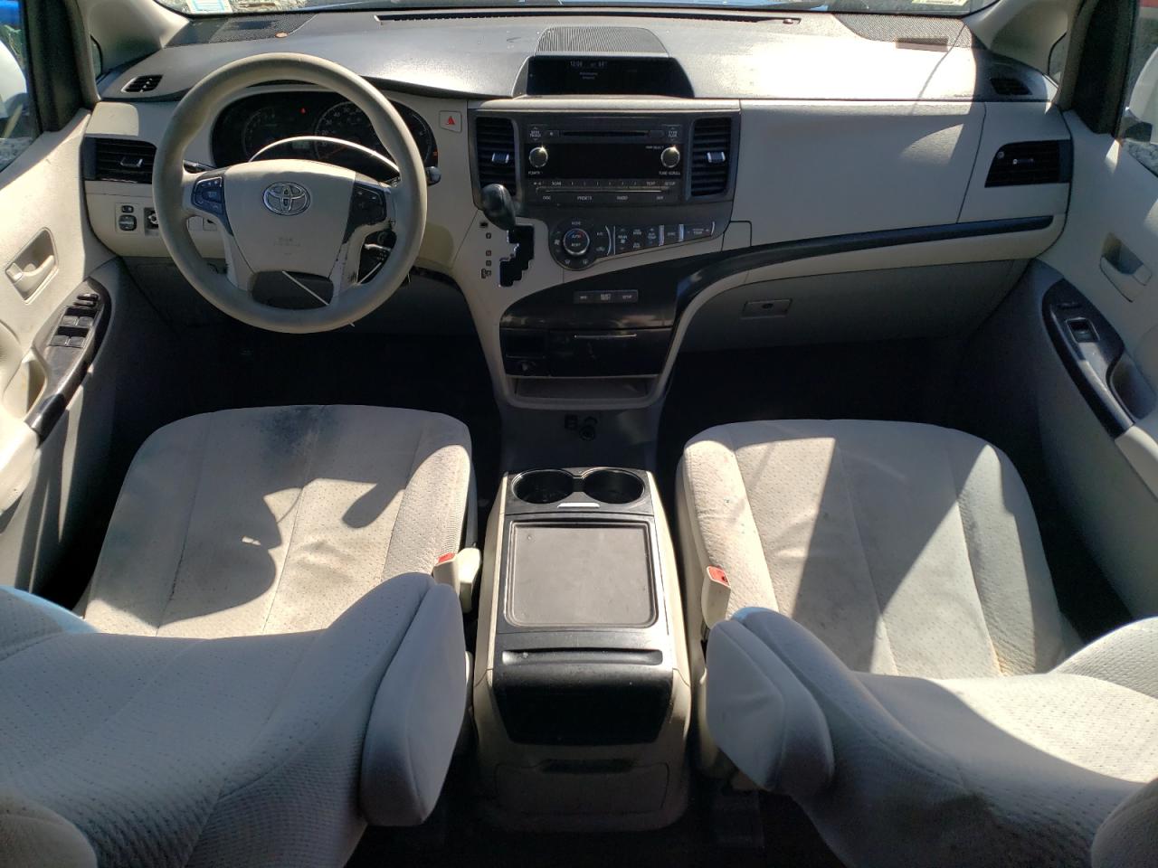 2013 Toyota Sienna VIN 5TDKK3DC8DS283727 Copart auction photo, rear end / front end damage thumbnail 8