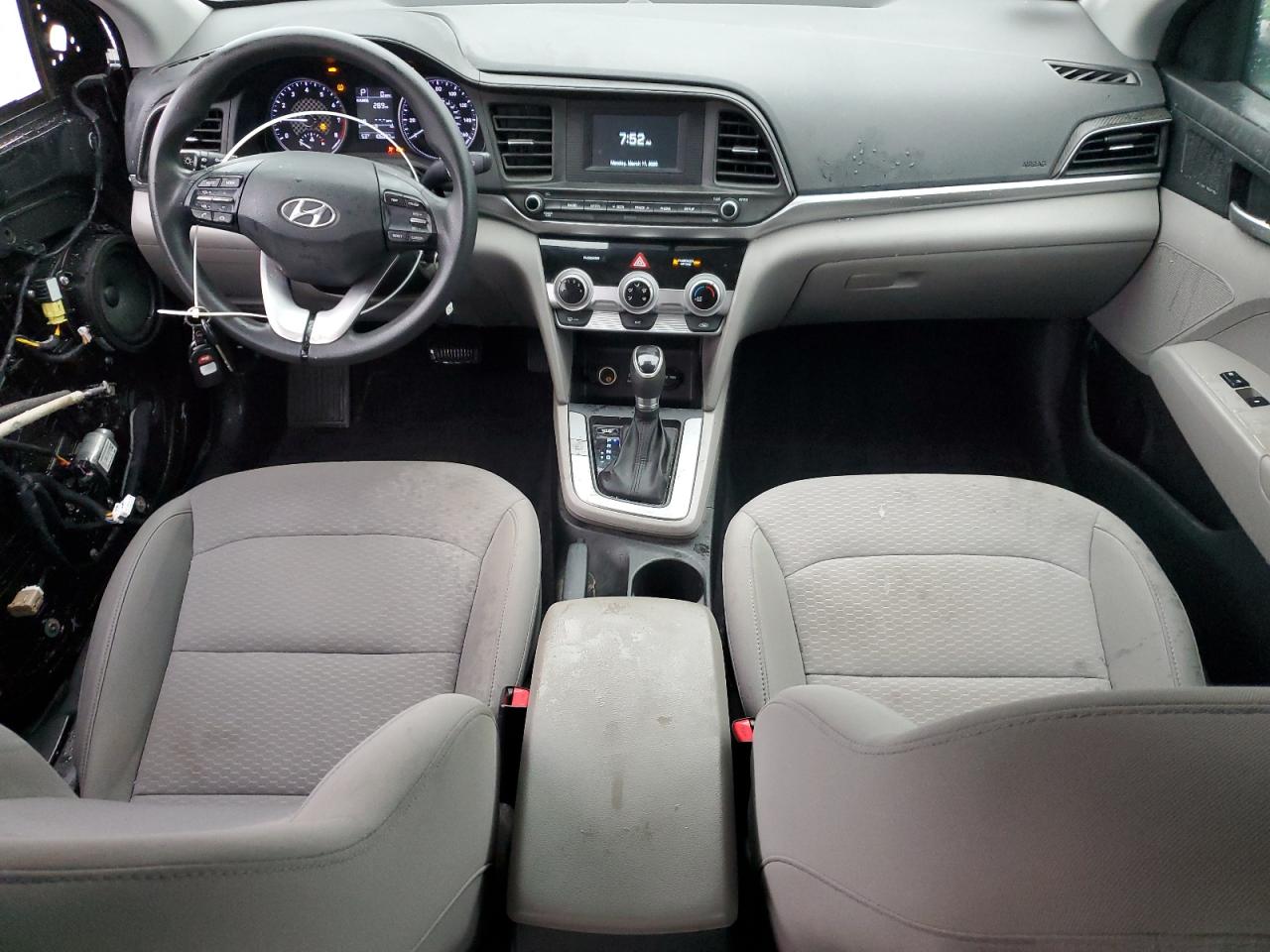 2019 Hyundai Elantra VIN 5NPD74LF7KH459679 Copart auction photo, side / stripped damage thumbnail 8