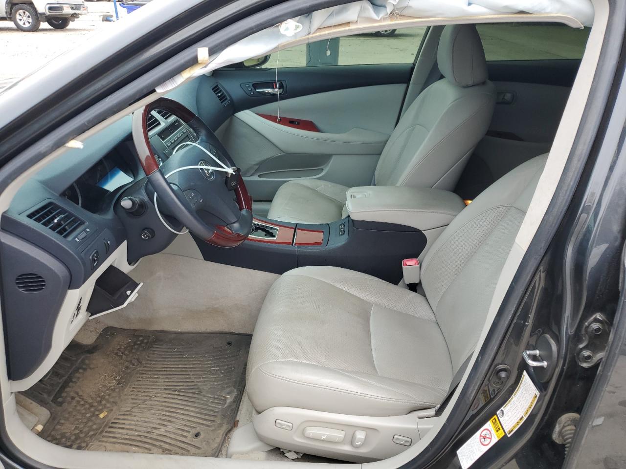 2009 Lexus ES VIN JTHBJ46G792306629 Copart auction photo, front end / side damage thumbnail 7