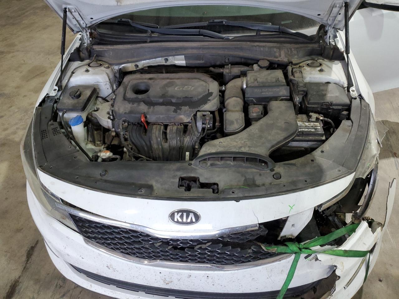 2018 KIA Optima VIN 5XXGT4L32JG205225 Copart auction photo, front end / minor dent/scratches damage thumbnail 11