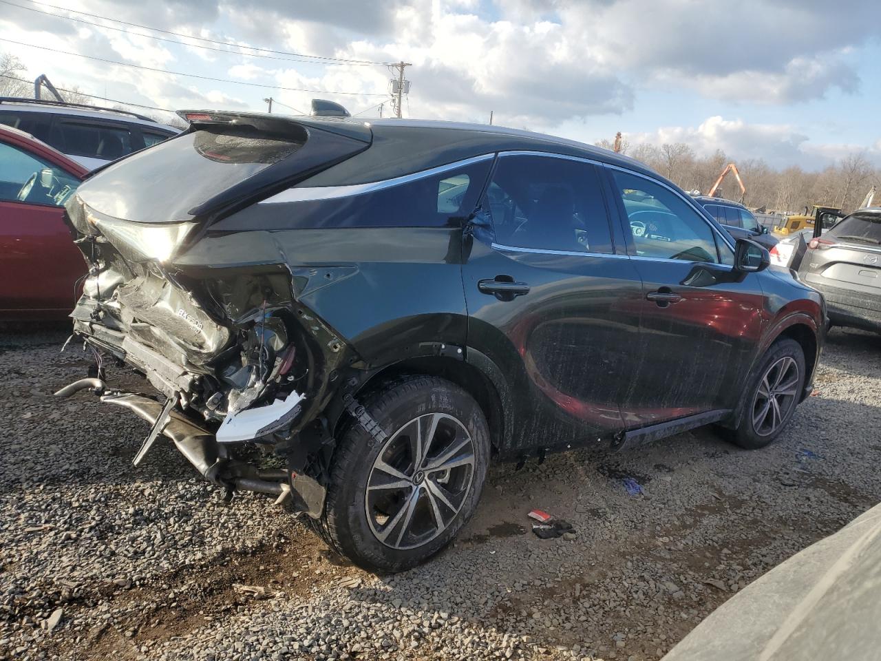 2024 Lexus RX VIN 2T2BBMCA3RC049769 Copart auction photo, rear end damage thumbnail 3