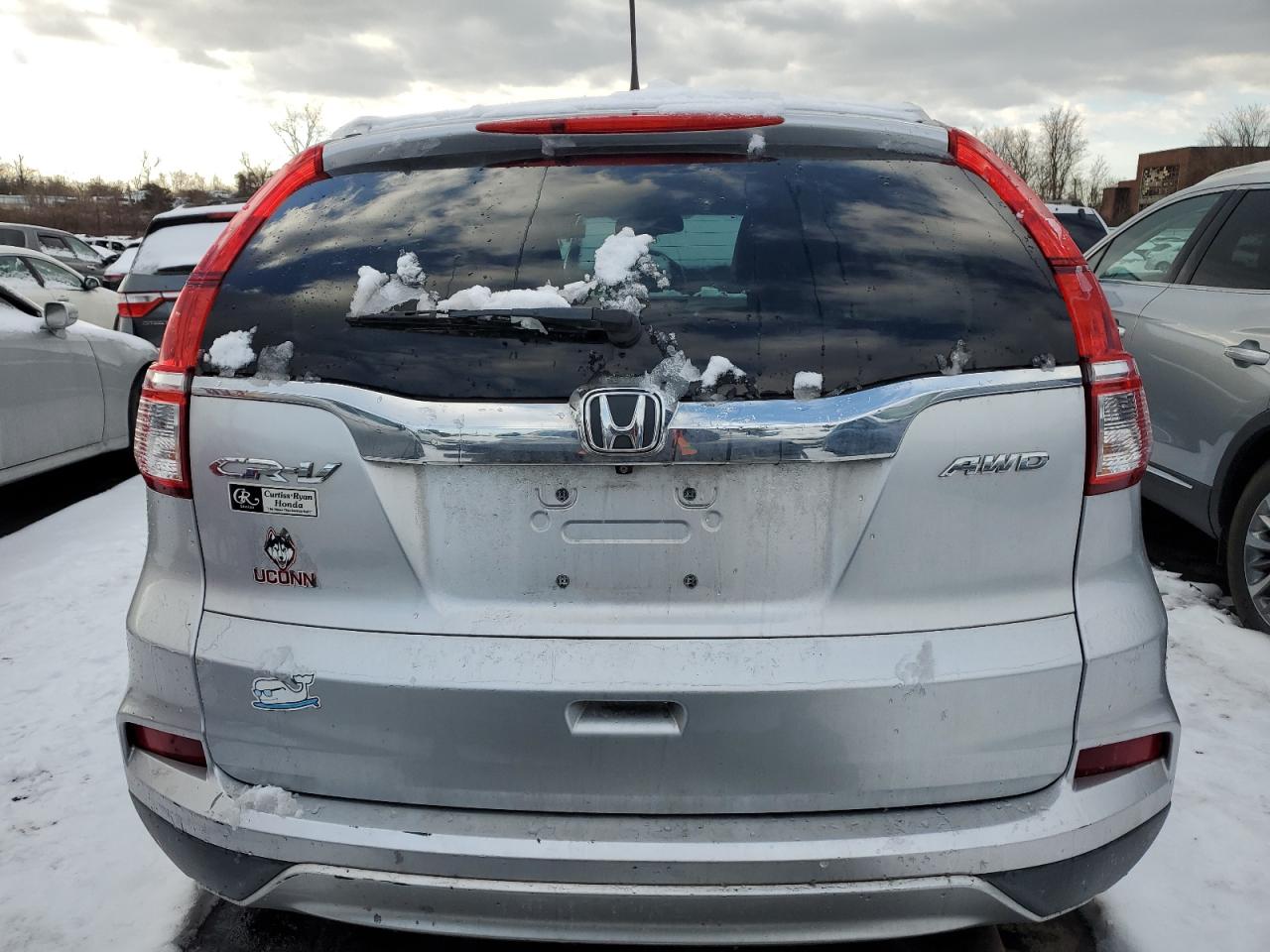 2015 Honda CR-V VIN 2HKRM4H74FH667086 Copart auction photo, front end damage thumbnail 6