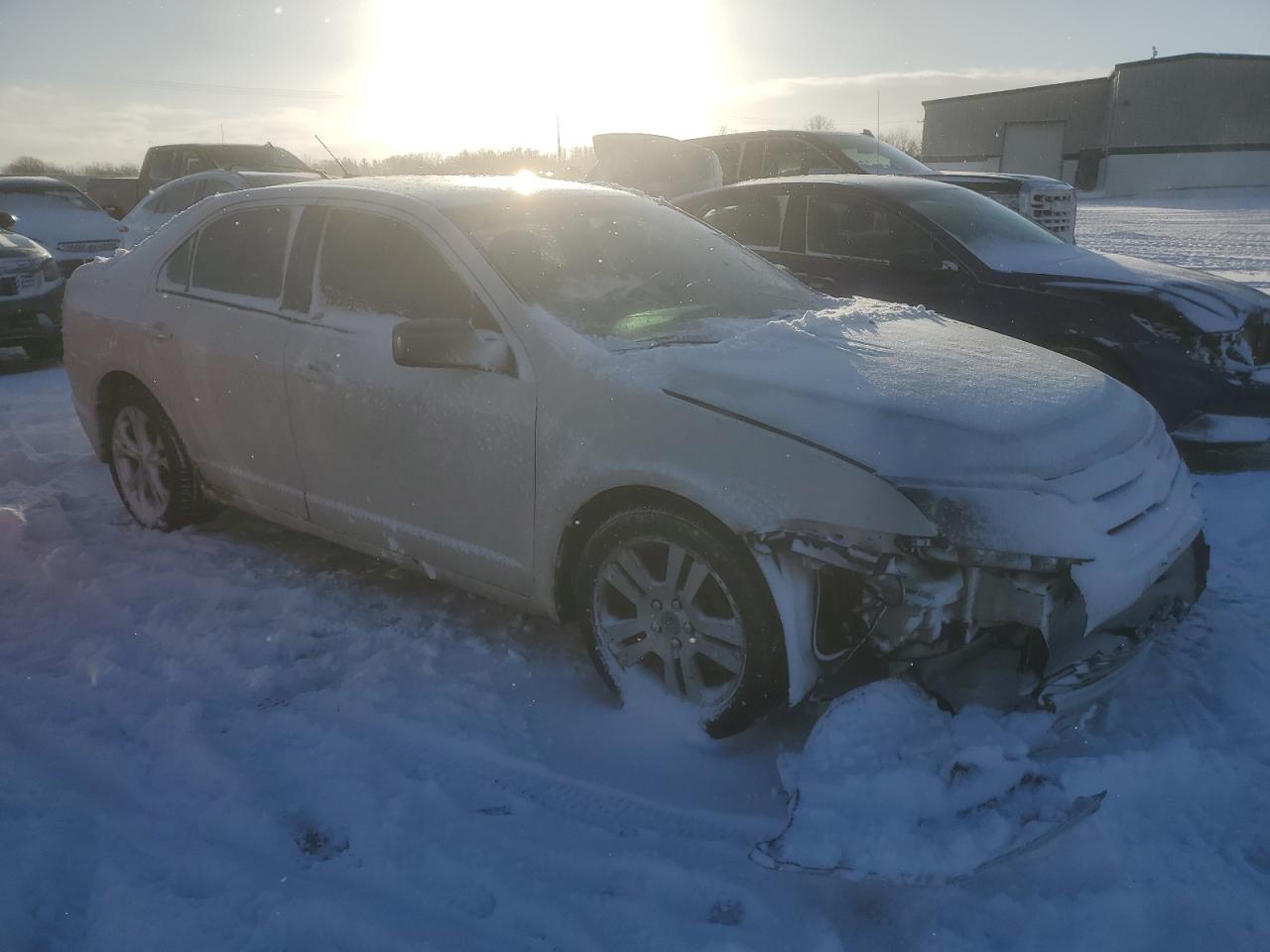 2012 Ford Fusion VIN 3FAHP0GA5CR135823 Copart auction photo, front end damage thumbnail 4
