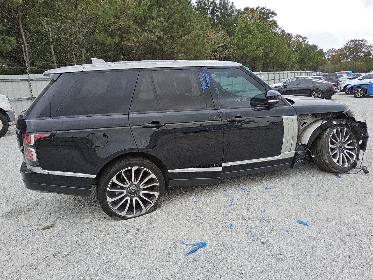 2019 Land Rover Range Rover VIN SALGS2RK7KA516581 Copart auction photo, front end damage thumbnail 3