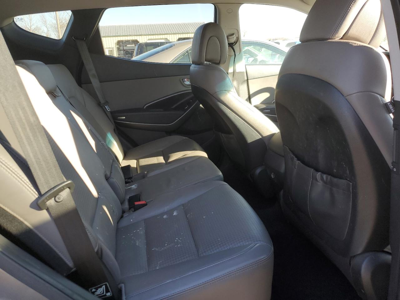 2013 Hyundai Santa Fe VIN 5XYZU3LB3DG014842 Copart auction photo, rear end damage thumbnail 11