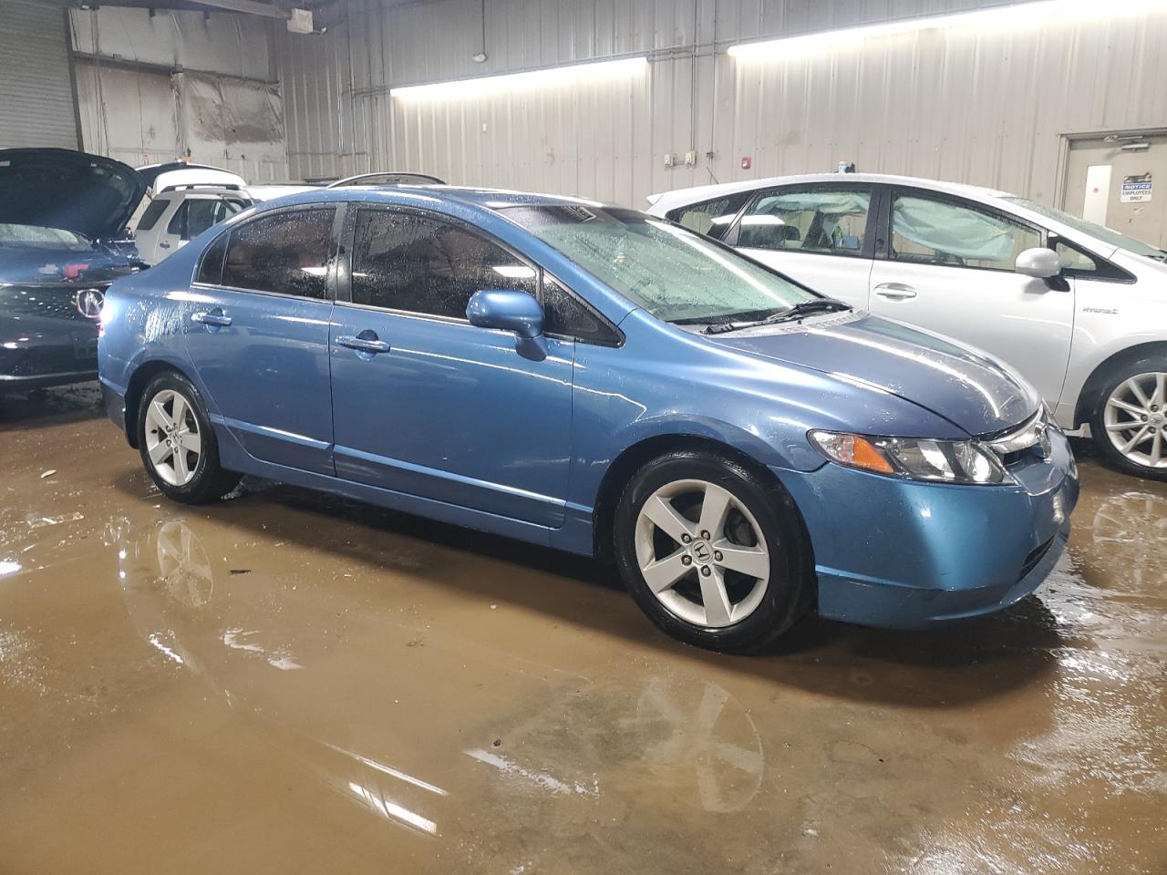 2006 Honda Civic VIN 1HGFA16896L123444 Copart auction photo, front end / stripped damage thumbnail 4