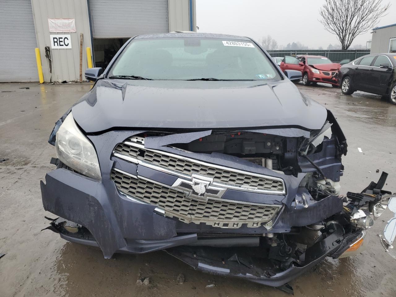 2013 Chevrolet Malibu VIN 1G11H5SA7DF287011 Copart auction photo, front end / rear end damage thumbnail 5