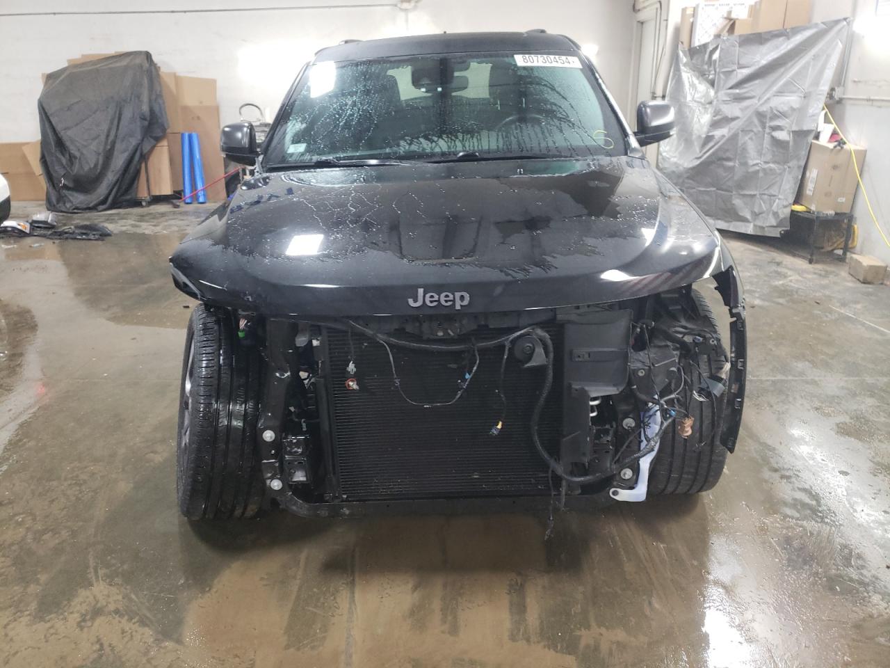 2021 Jeep Grand Cherokee VIN 1C4RJFBG4MC887558 Copart auction photo, front end damage thumbnail 5