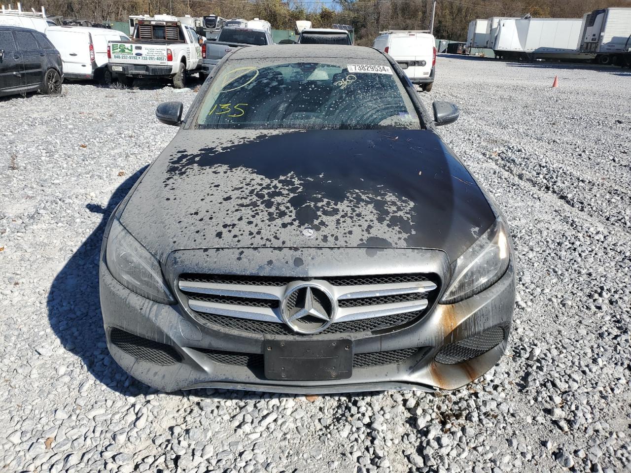 2017 Mercedes-Benz C-klasse VIN 55SWF4KB2HU217723 Copart auction photo, side / undercarriage damage thumbnail 5