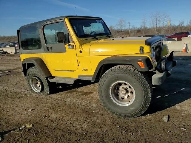 2000 Jeep Wrangler VIN 1J4FA49S0YP705980 Copart auction photo, hail damage thumbnail 10