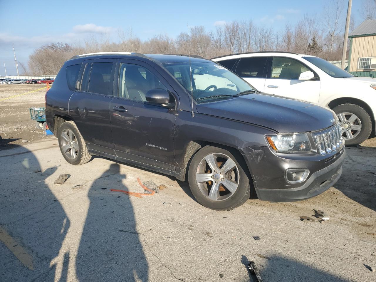 2017 Jeep Compass VIN 1C4NJCEA4HD156228 Copart auction photo, front end / undercarriage damage thumbnail 4