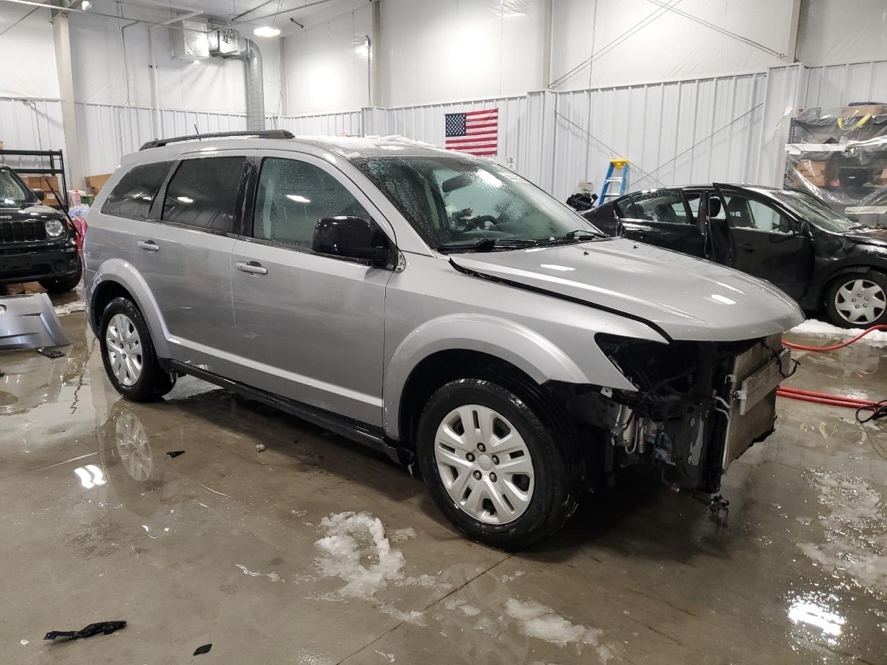 2017 Dodge Journey VIN 3C4PDCAB1HT705098 Copart auction photo, front end damage thumbnail 4