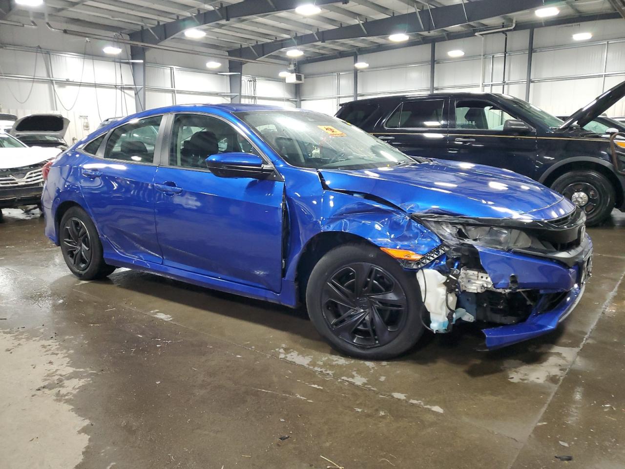 2021 Honda Civic VIN 2HGFC2F65MH522697 Copart auction photo, front end damage thumbnail 4