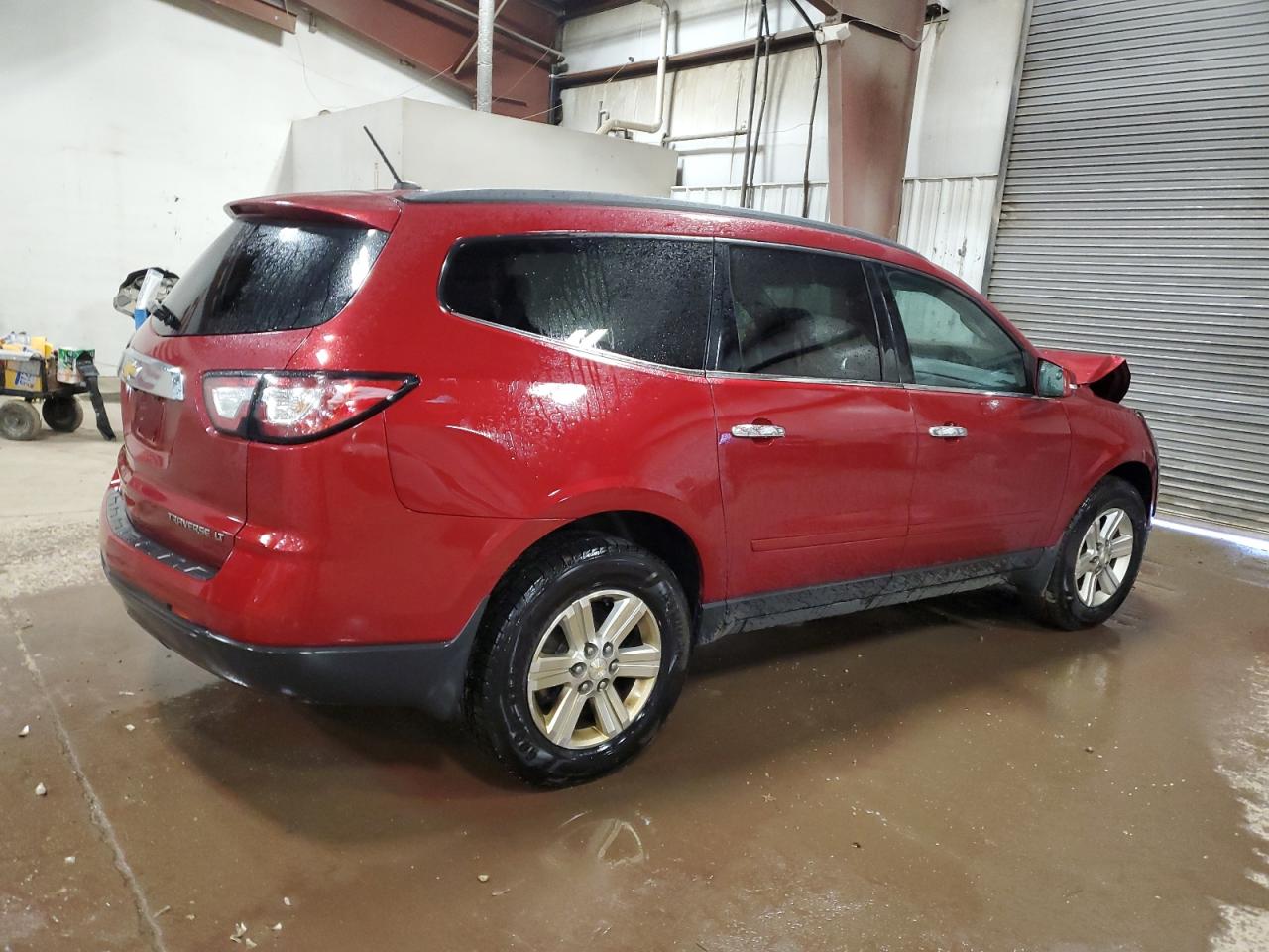 2014 Chevrolet Traverse VIN 1GNKVHKD5EJ258256 Copart auction photo, front end damage thumbnail 3