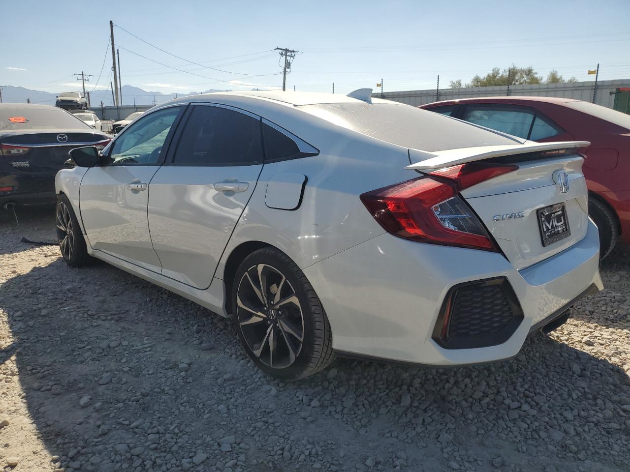2019 Honda Civic VIN 2HGFC1E54KH703337 Copart auction photo, front end / mechanical damage thumbnail 2