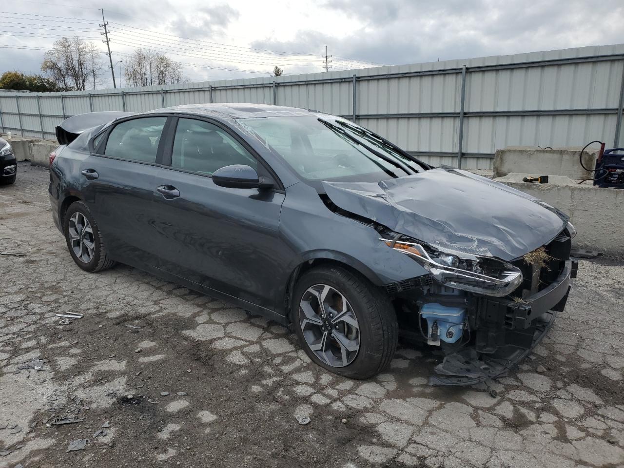 2019 KIA Forte VIN 3KPF24AD2KE136914 Copart auction photo, all over damage thumbnail 4