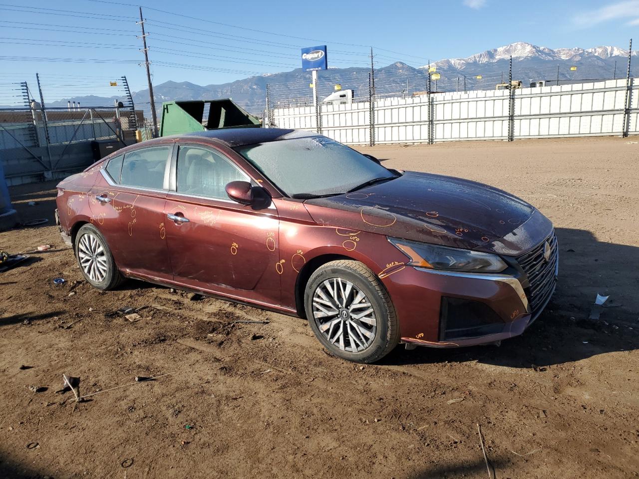 2023 Nissan Altima VIN 1N4BL4DV2PN316516 Copart auction photo, rear end / side damage thumbnail 4