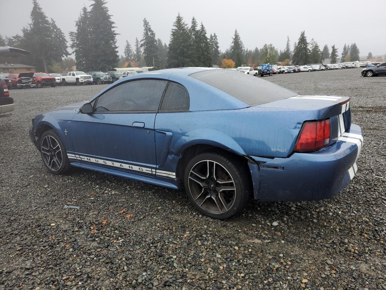 2003 Ford Mustang VIN 1FAFP40403F328283 Copart auction photo, front end / side damage thumbnail 2