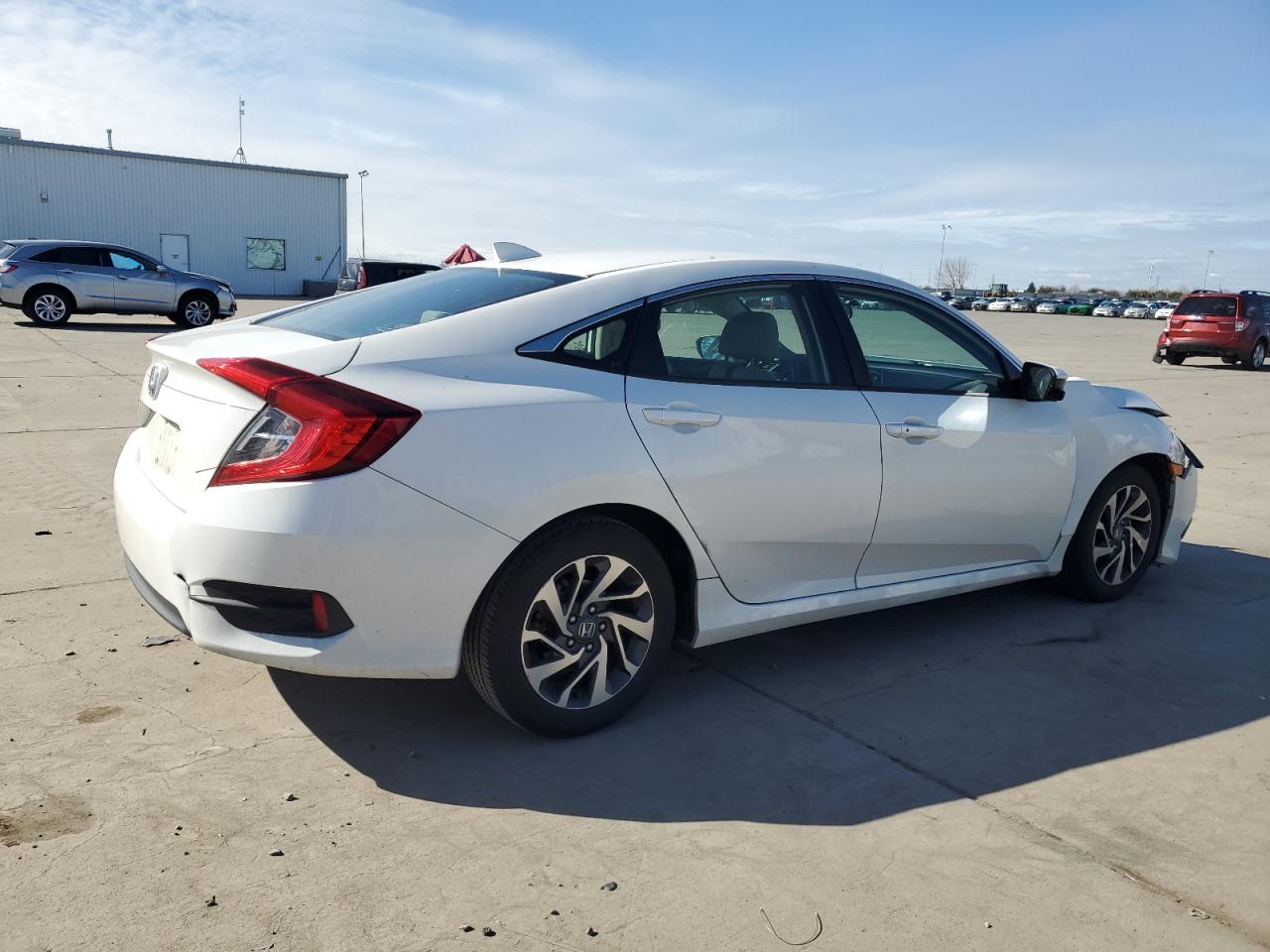 2018 Honda Civic VIN 19XFC2F74JE209249 Copart auction photo, front end damage thumbnail 3