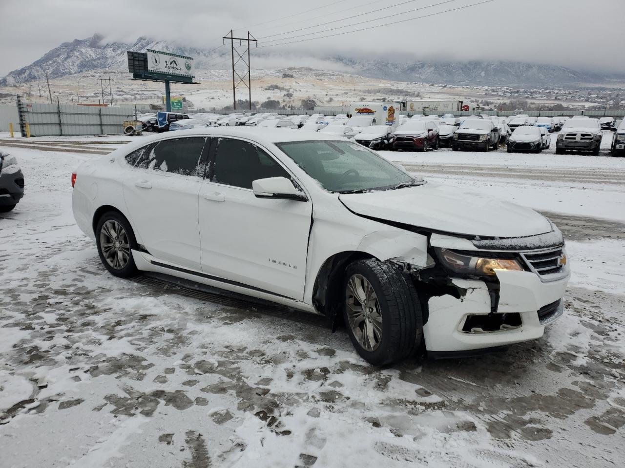 2015 Chevrolet Impala VIN 1G1125S34FU108537 Copart auction photo, front end damage thumbnail 4
