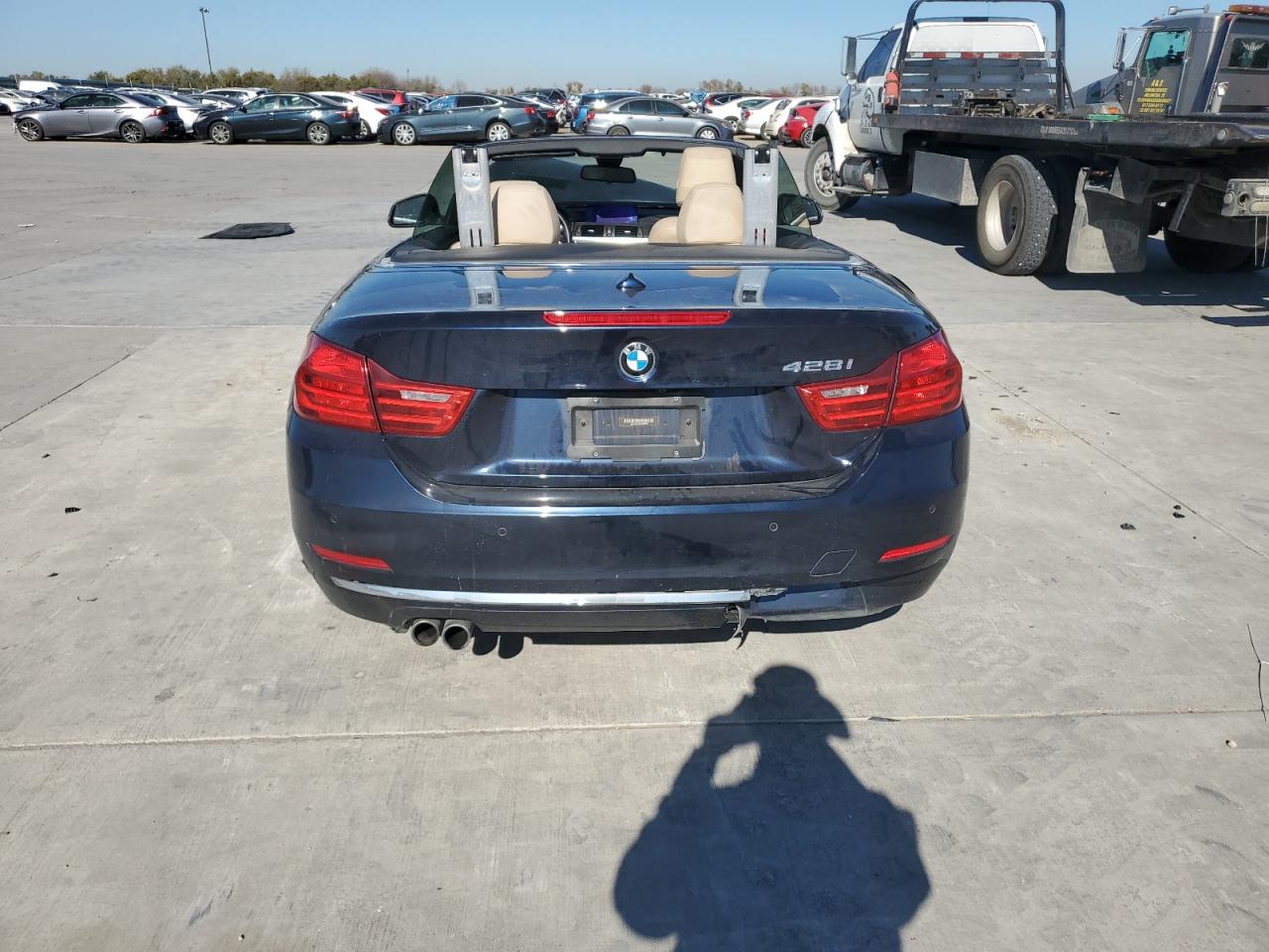 2014 BMW 4er VIN WBA3V5C54EJ968863 Copart auction photo, front end damage thumbnail 6