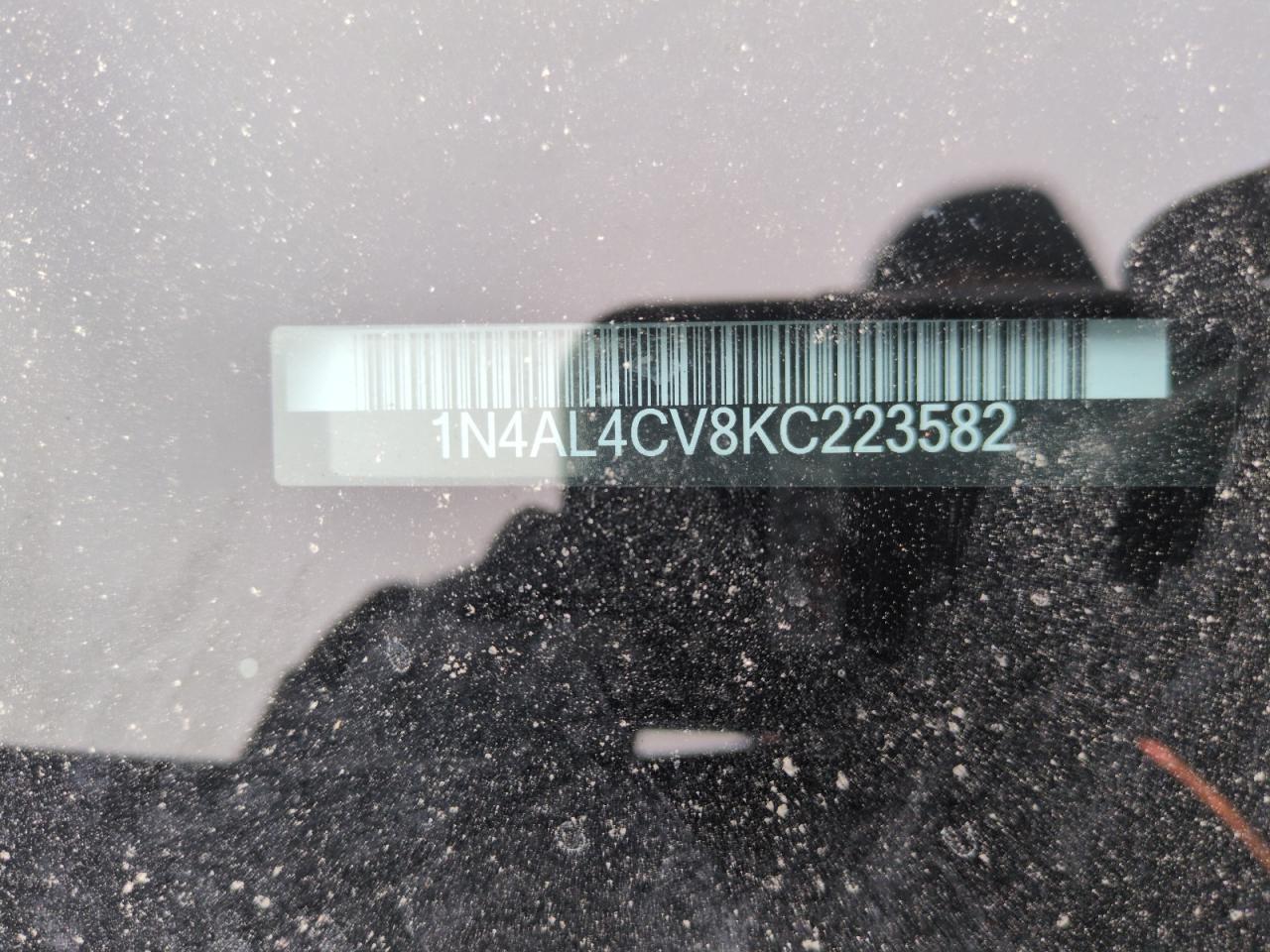 2019 Nissan Altima VIN 1N4AL4CV8KC223582 Copart auction photo, side damage thumbnail 12