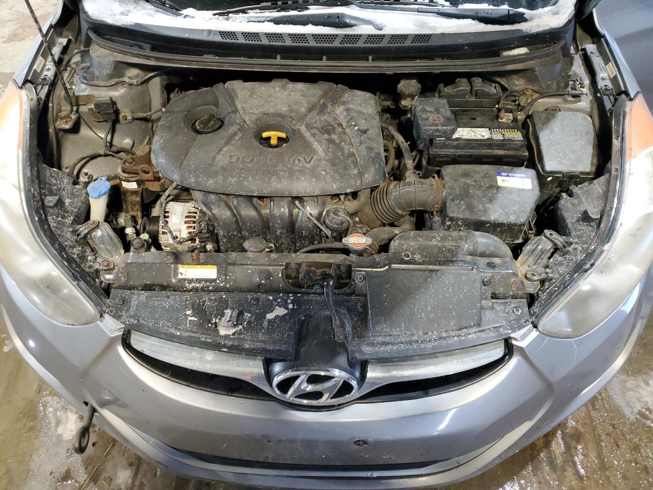 2012 Hyundai Elantra VIN KMHDH4AE6CU201857 Copart auction photo, rear end / minor dent/scratches damage thumbnail 11