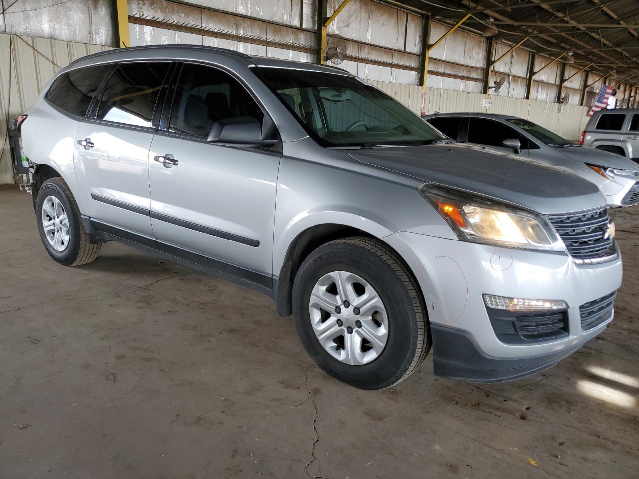 2014 Chevrolet Traverse VIN 1GNKVFED1EJ211807 Copart auction photo, rear end damage thumbnail 4