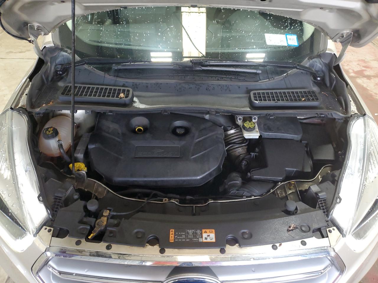2017 Ford Escape VIN 1FMCU0J94HUB22987 Copart auction photo, side / rear end damage thumbnail 12