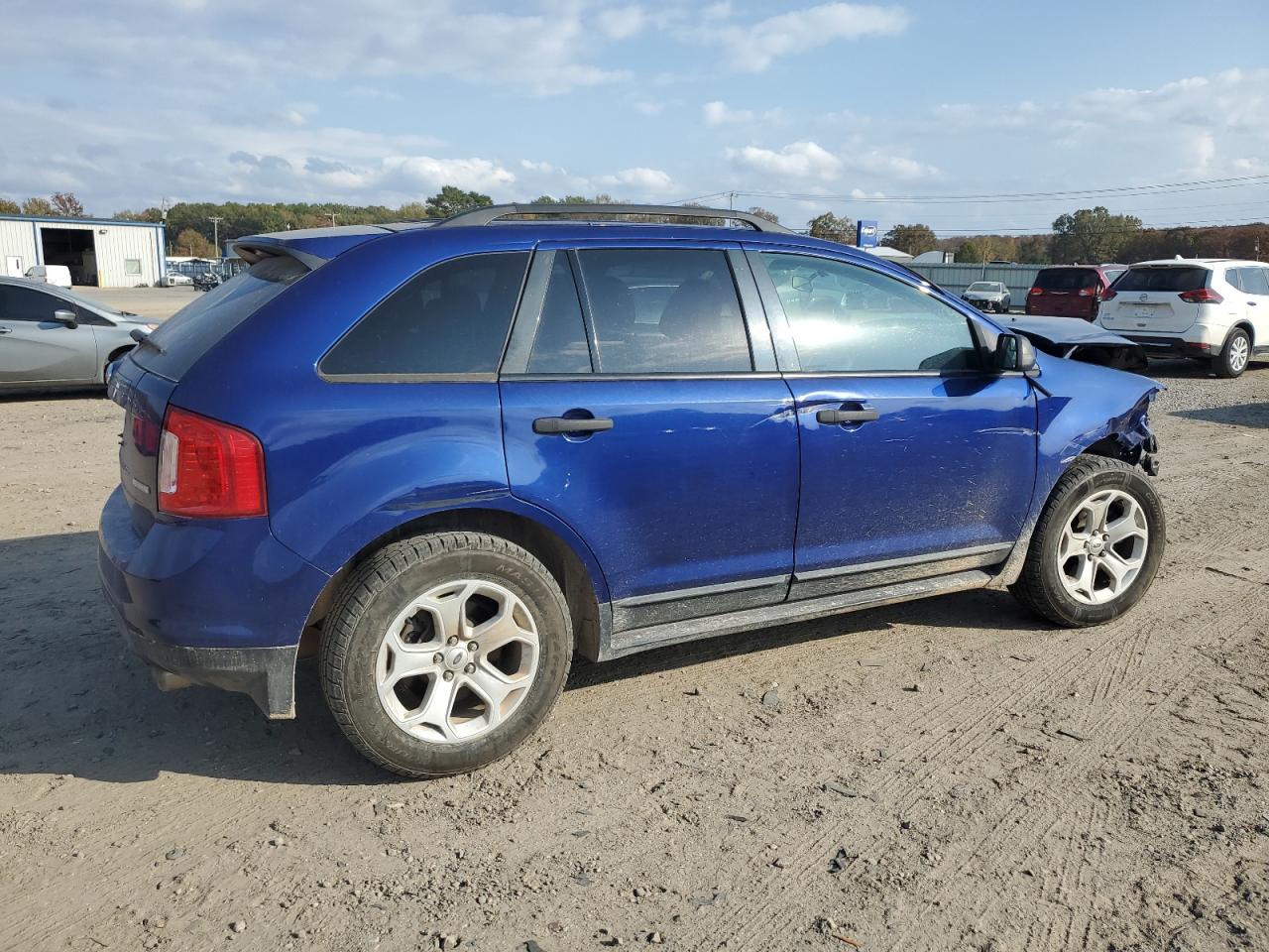 2013 Ford Edge VIN 2FMDK3G99DBA09863 Copart auction photo, front end / minor dent/scratches damage thumbnail 3