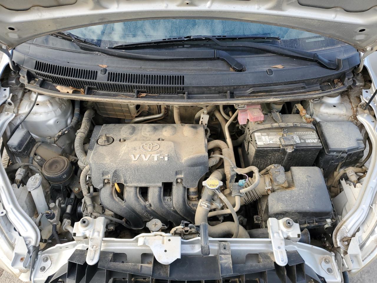 2010 Toyota Yaris VIN JTDBT4K38A4067521 Copart auction photo, front end / rear end damage thumbnail 12