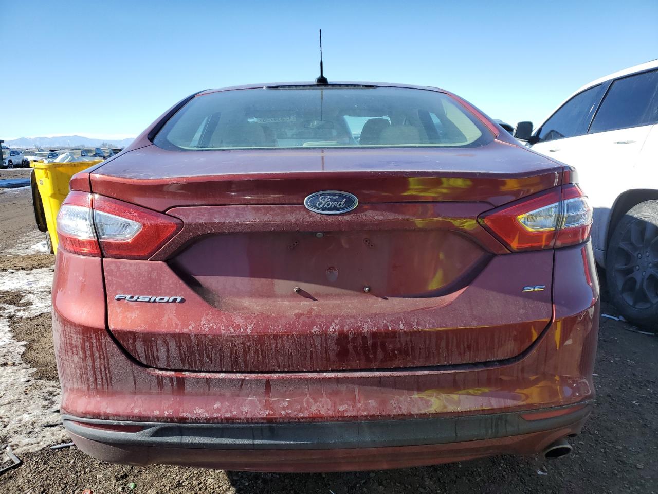 2014 Ford Fusion VIN 3FA6P0H77ER158758 Copart auction photo, front end / side damage thumbnail 6