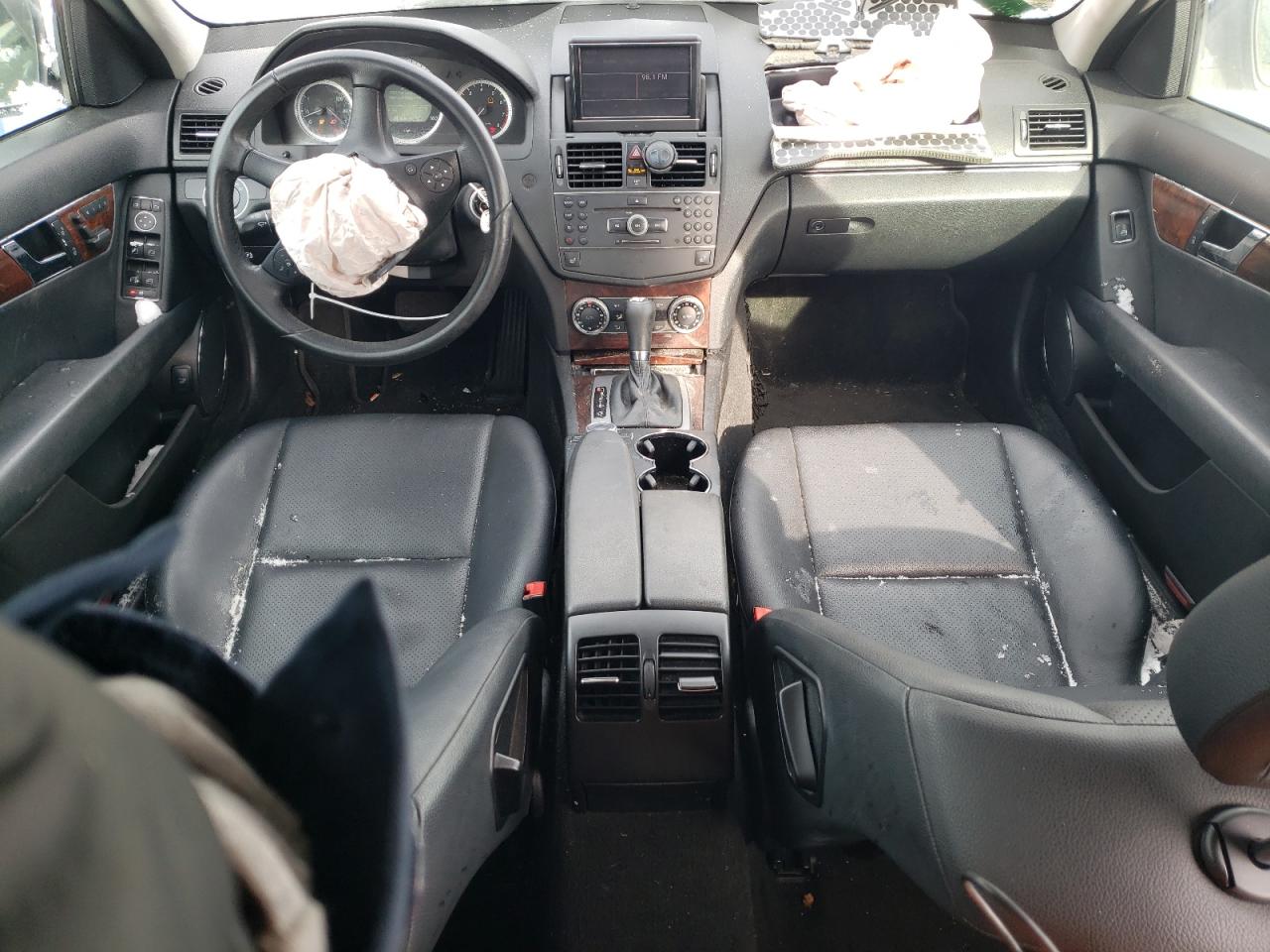 2009 Mercedes-Benz C-klasse VIN WDDGF81X19F206824 Copart auction photo, front end damage thumbnail 8