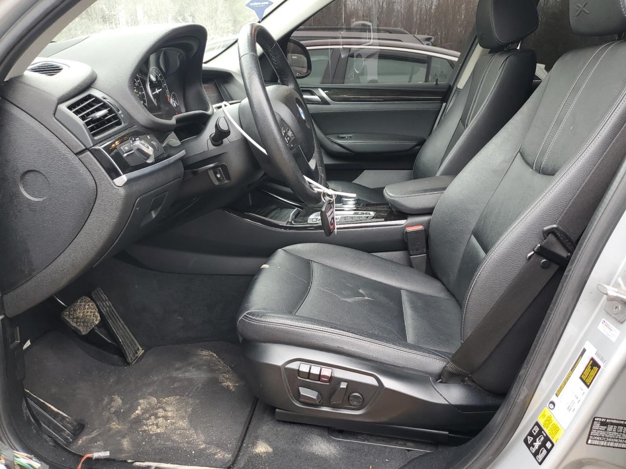 2017 BMW X3 VIN 5UXWX7C34H0W39240 Copart auction photo, all over damage thumbnail 7