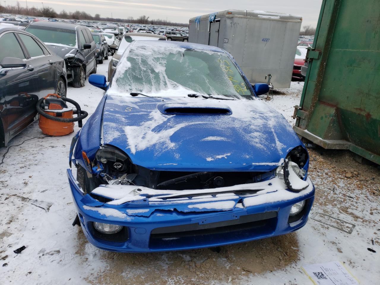 2002 Subaru WRX VIN JF1GD29622G515474 Copart auction photo, front end damage thumbnail 5