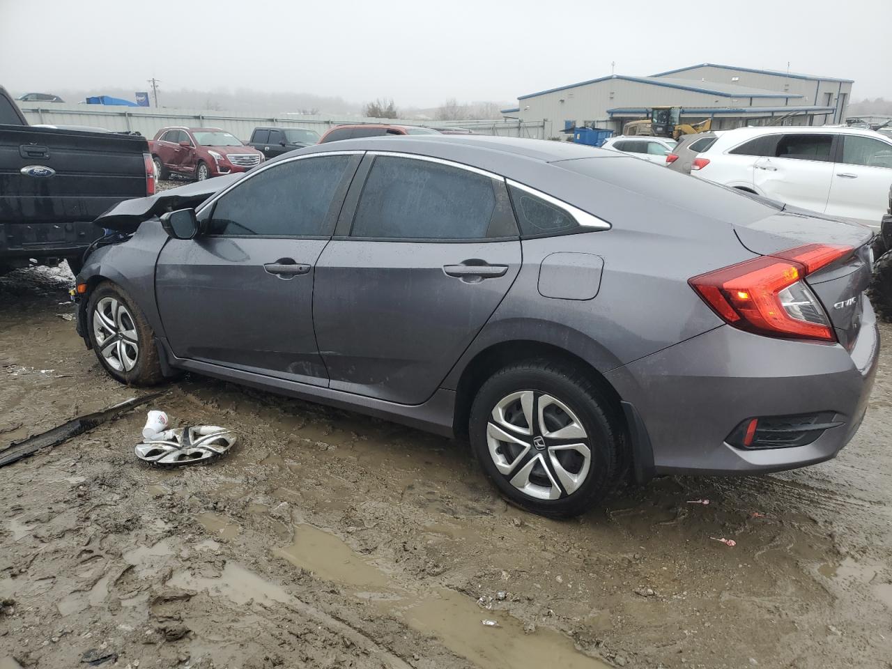 2016 Honda Civic VIN 19XFC2F51GE081835 Copart auction photo, front end damage thumbnail 2
