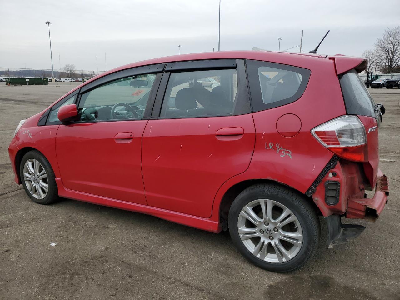 2009 Honda Fit VIN JHMGE884X9S028295 Copart auction photo, rear end damage thumbnail 2
