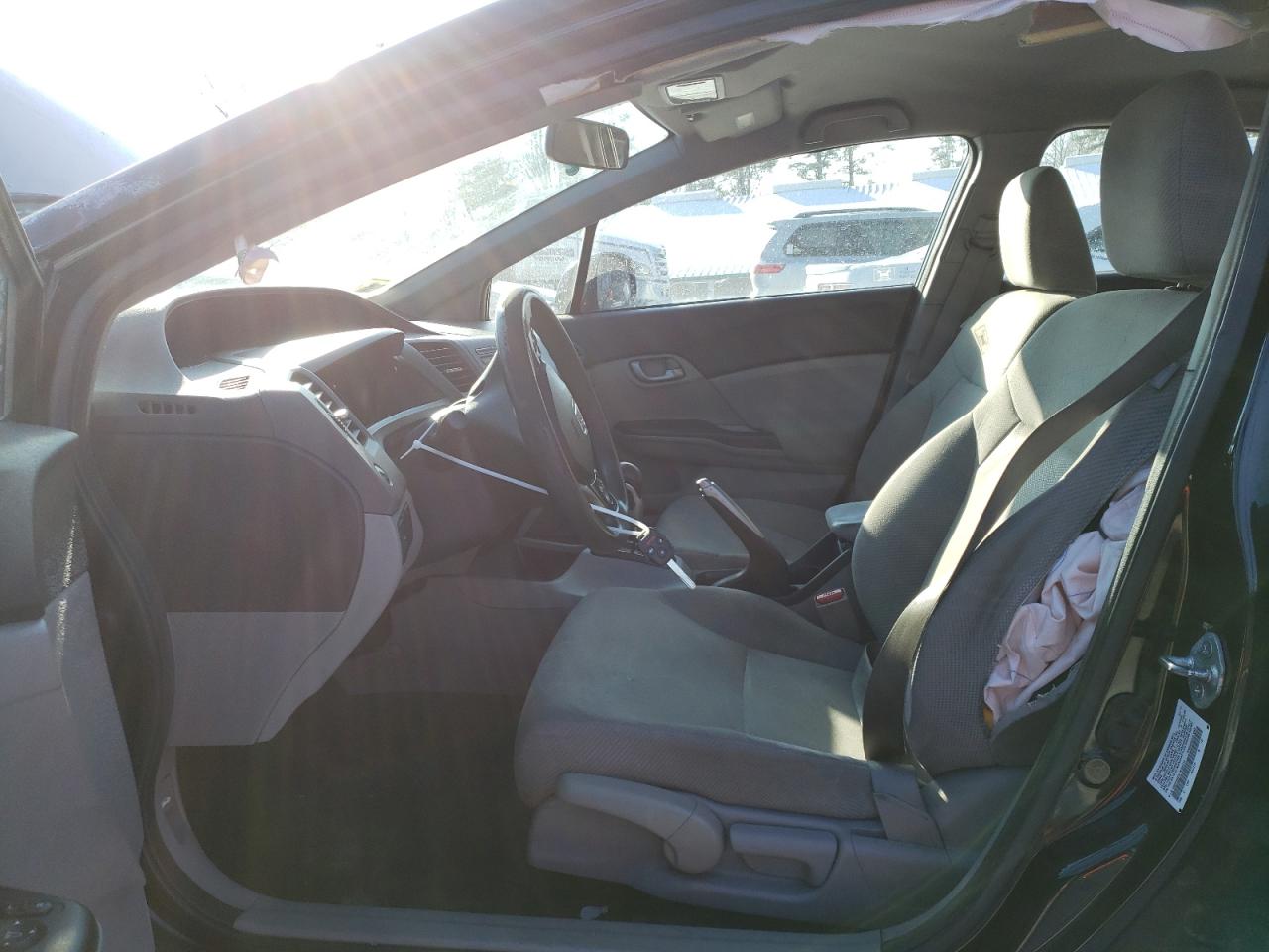 2012 Honda Civic VIN 2HGFB2F57CH500175 Copart auction photo, rear end / minor dent/scratches damage thumbnail 7