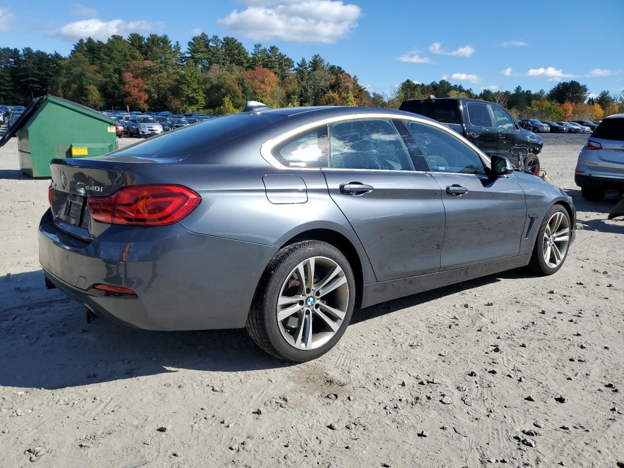 2018 BMW 4er VIN WBA4J7C52JBH14085 Copart auction photo, front end damage thumbnail 3