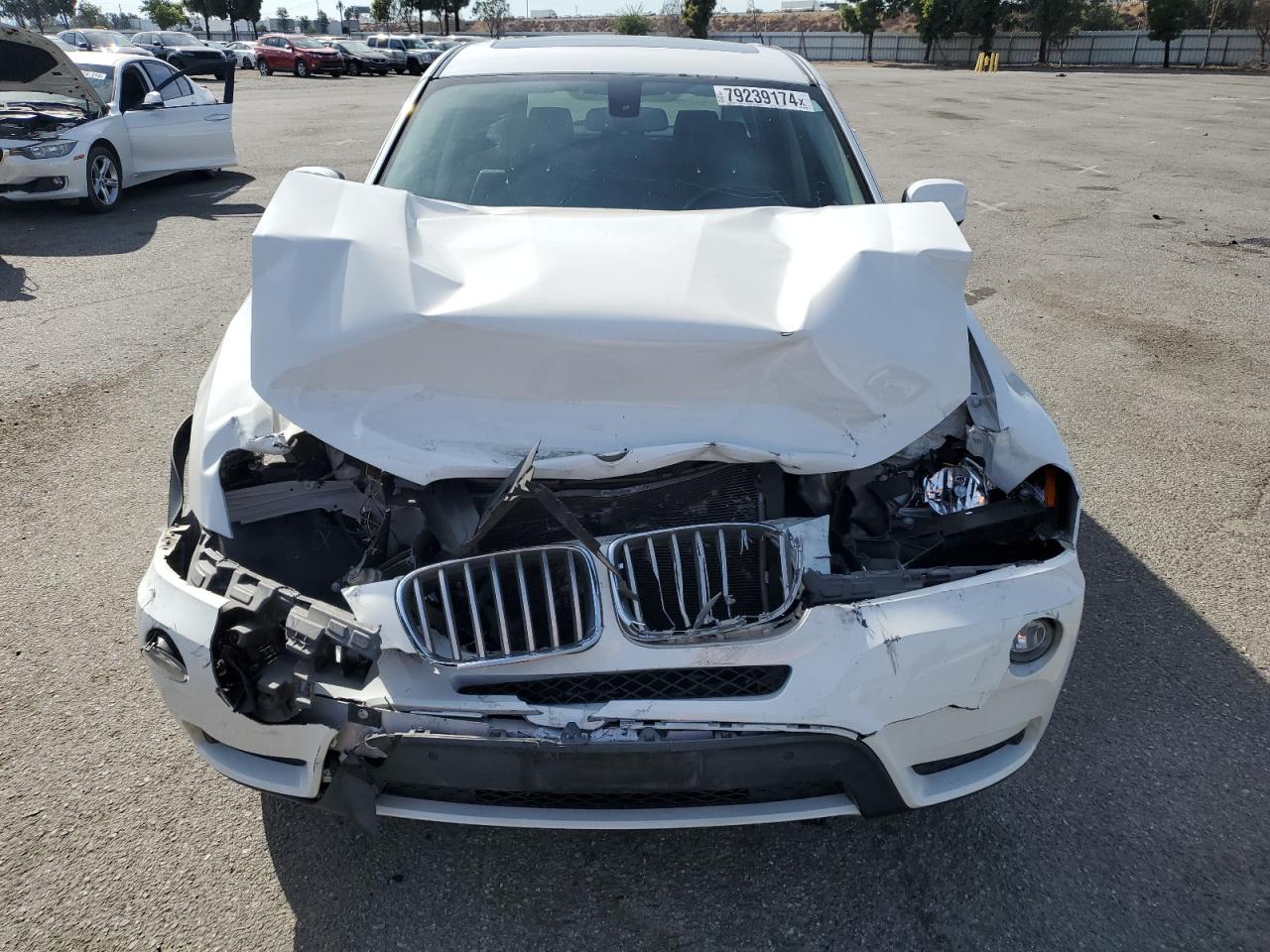2014 BMW X3 VIN 5UXWX9C50E0D30408 Copart auction photo, front end damage thumbnail 5