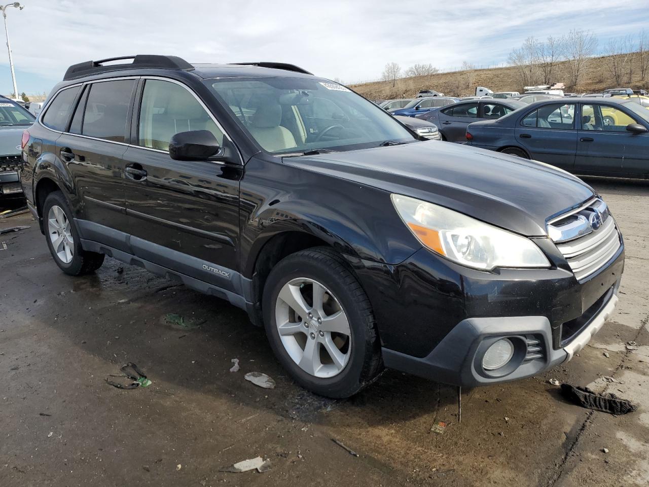 2013 Subaru Outback VIN 4S4BRBKC5D3253395 Copart auction photo, hail damage thumbnail 4