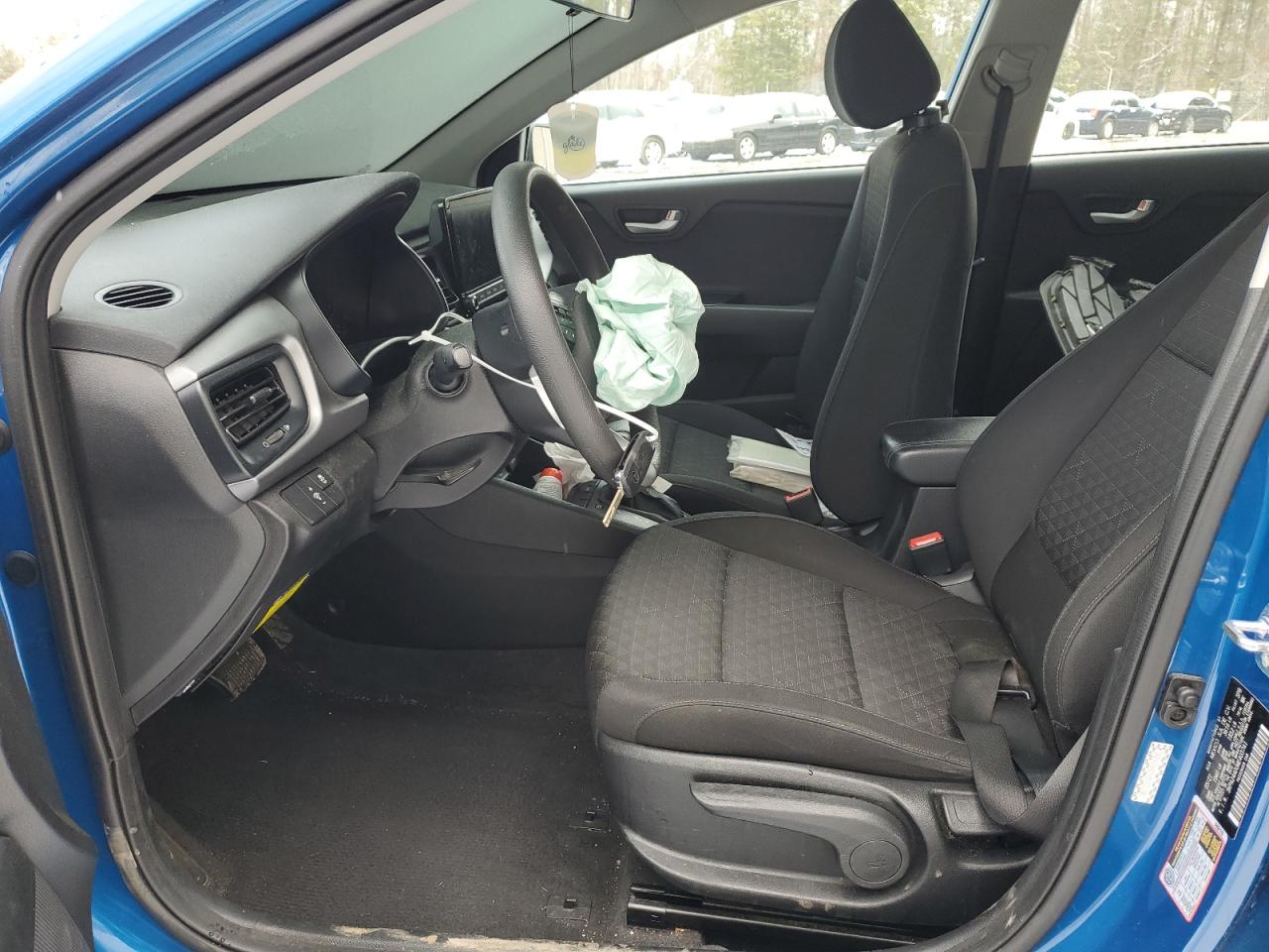 2021 KIA Rio VIN 3KPA24AD0ME403741 Copart auction photo, rear end / front end damage thumbnail 7