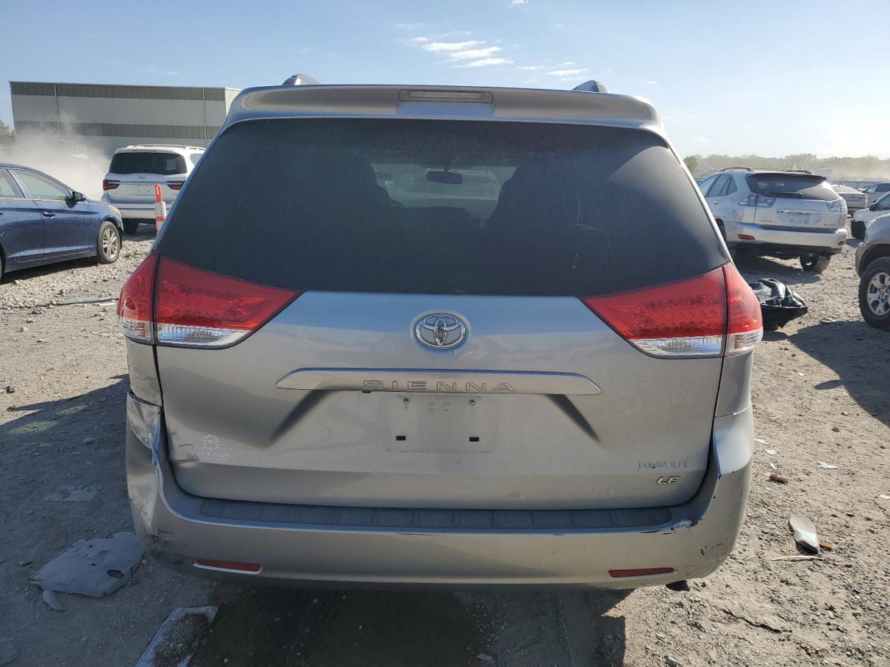 2011 Toyota Sienna VIN 5TDKK3DC6BS098685 Copart auction photo, all over damage thumbnail 6