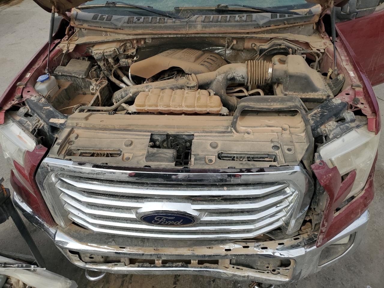 2016 Ford F-150 VIN 1FTEW1EGXGKE44890 Copart auction photo, front end / rear end damage thumbnail 11