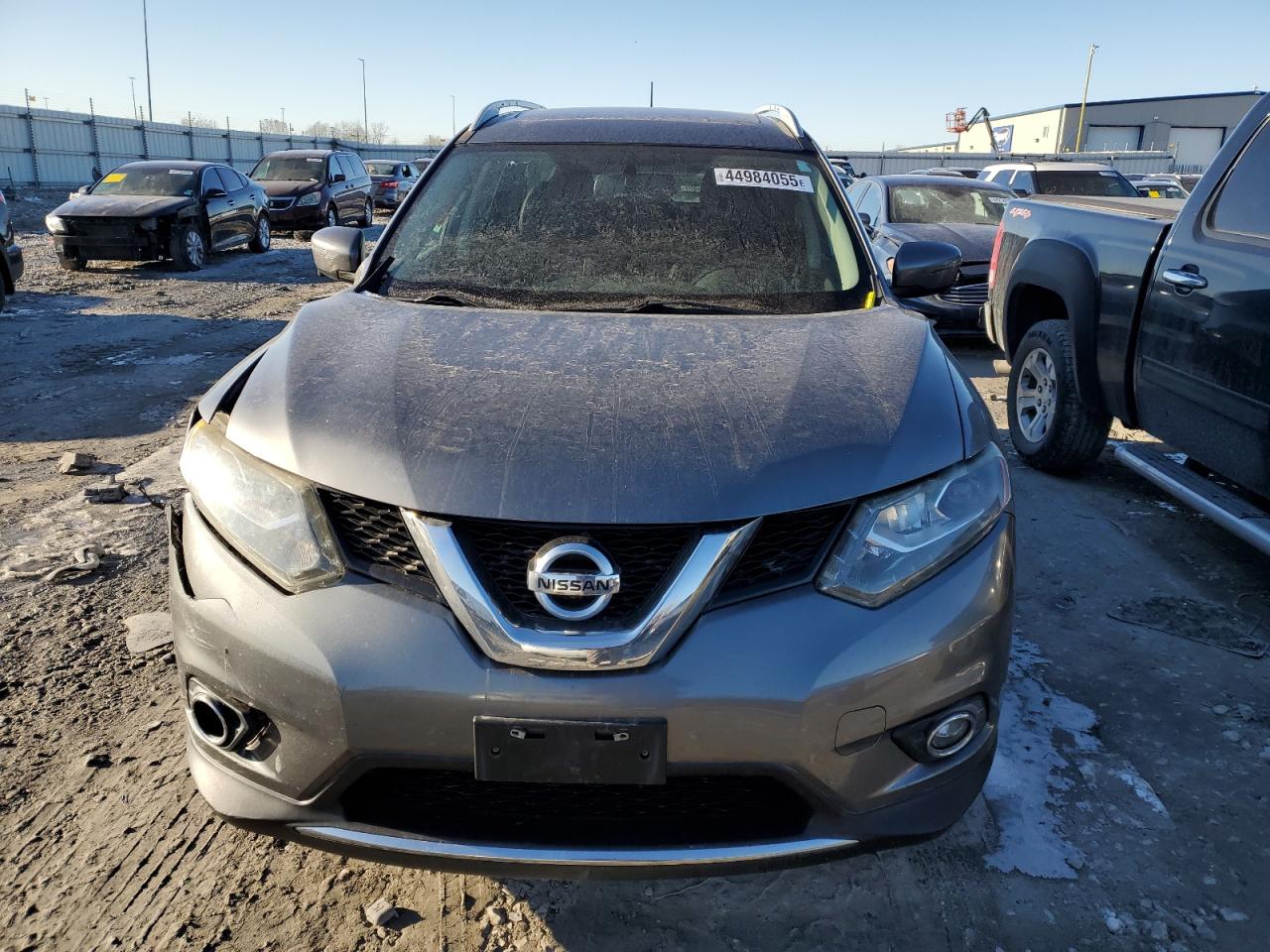 2016 Nissan Rogue VIN 5N1AT2MV5GC731153 Copart auction photo, front end / side damage thumbnail 5