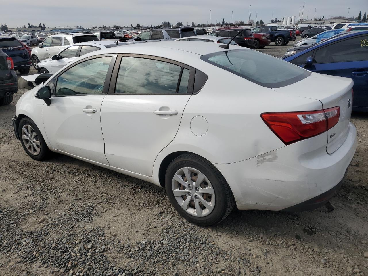 2013 KIA Rio VIN KNADM4A31D6113719 Copart auction photo, front end damage thumbnail 2